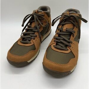 OBOZ WOMENS BROWN/TAN ANKLE OUTDOOR LACE UP BOZEMAN MID BOOT SIZE 9.5